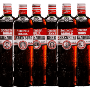 6 Gepersonaliseerde flessen Sonnema Berenburg