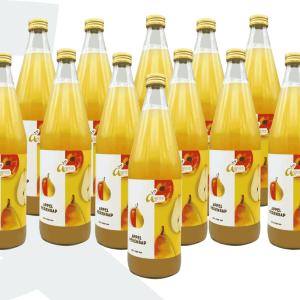 12 gepersonaliseerde flessen Appel Peer