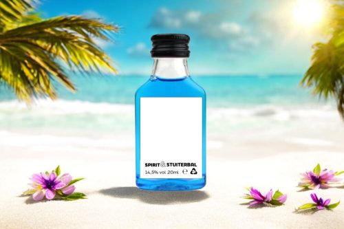 120 Blauwe shotjes <br>Stuiterbal - Afbeelding 2