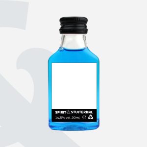 Blauwe shotjes stuiterbal