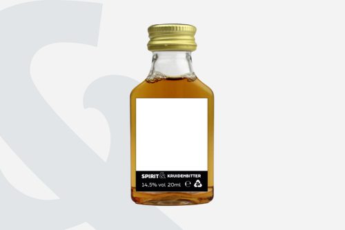 120 Bruine shotjes <br>Kruidenbitter