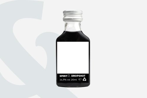 120 Zwarte shotjes <br>Drop Shotje