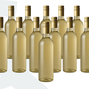 12 Gepersonaliseerde flessen witte wijn