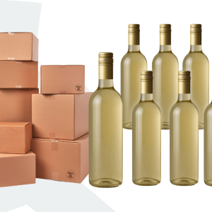 120 Gepersonaliseerde flessen witte wijn