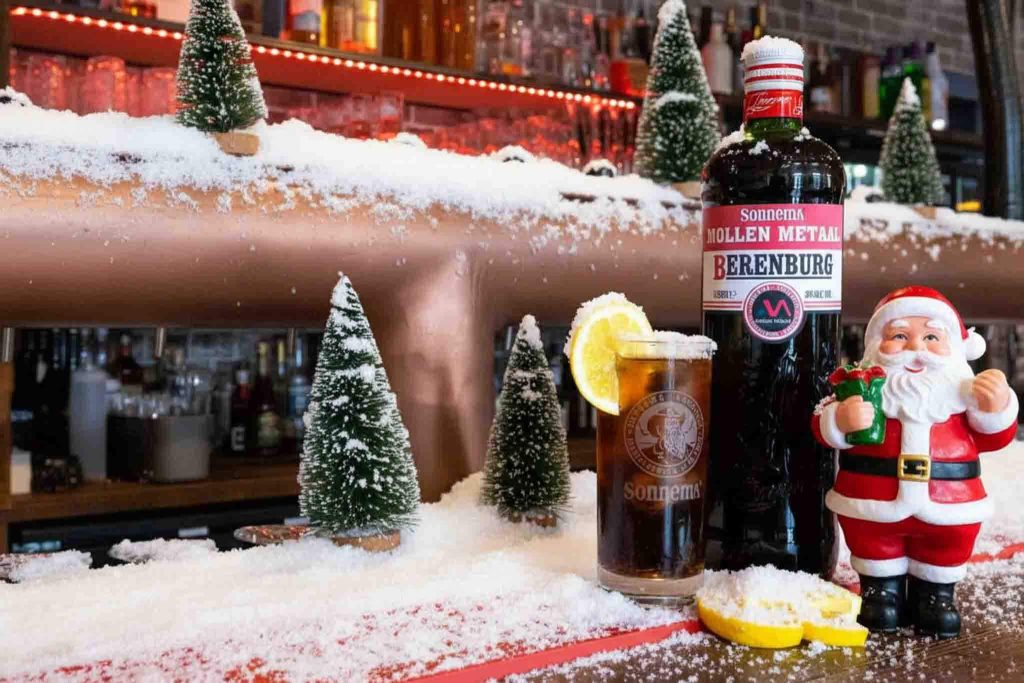Geef met kerst een fles Sonnema met eigen etiket cadeau