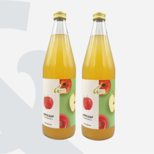 2 gepersonaliseerde flessen Appel Troebel