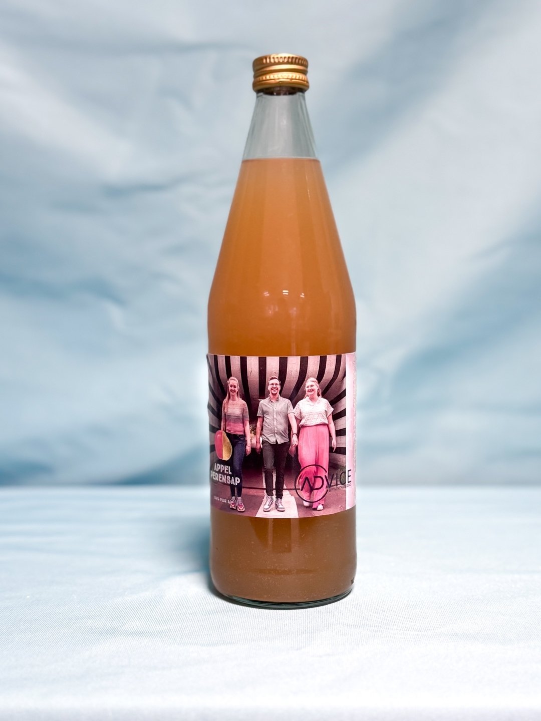 Fruitsappen met eigen etiket als relatiegeschenk