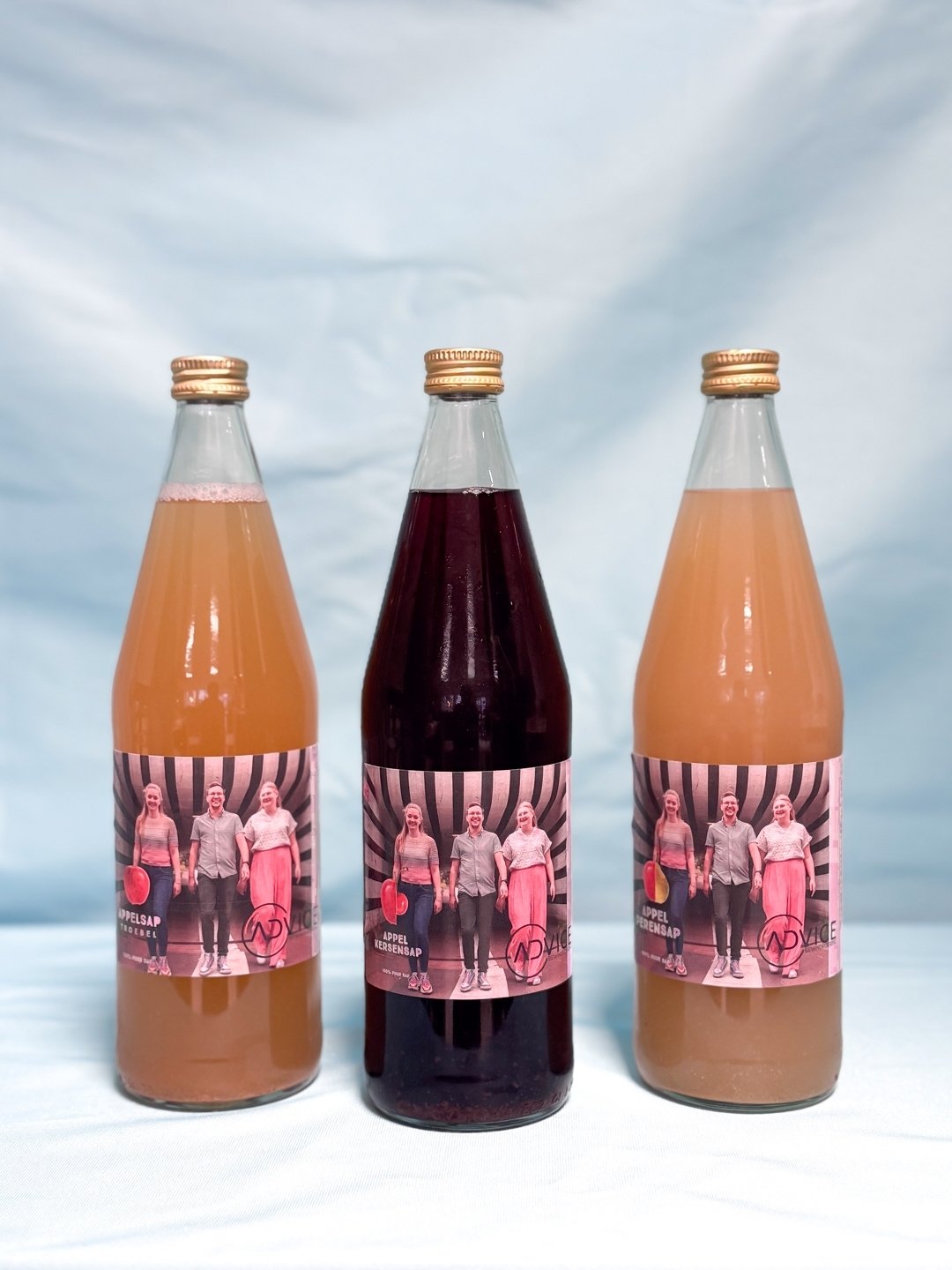 Verras je relaties met gepersonaliseerde flesen fruitsap