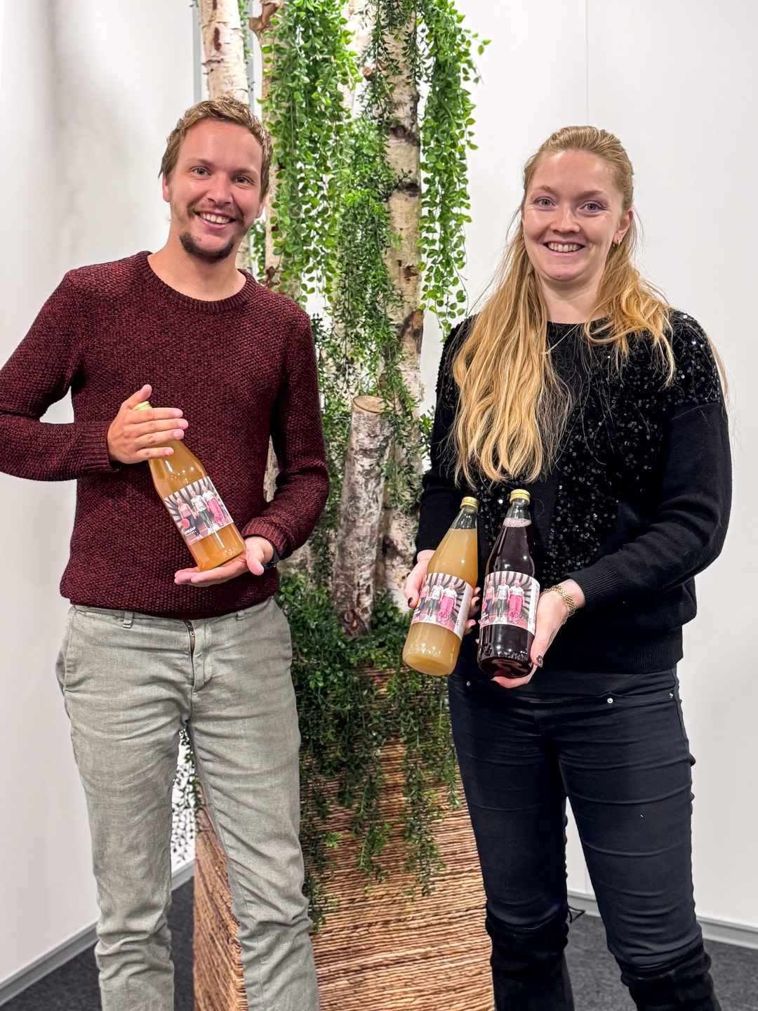 Appeven fruitsappen als relatiegeschenk